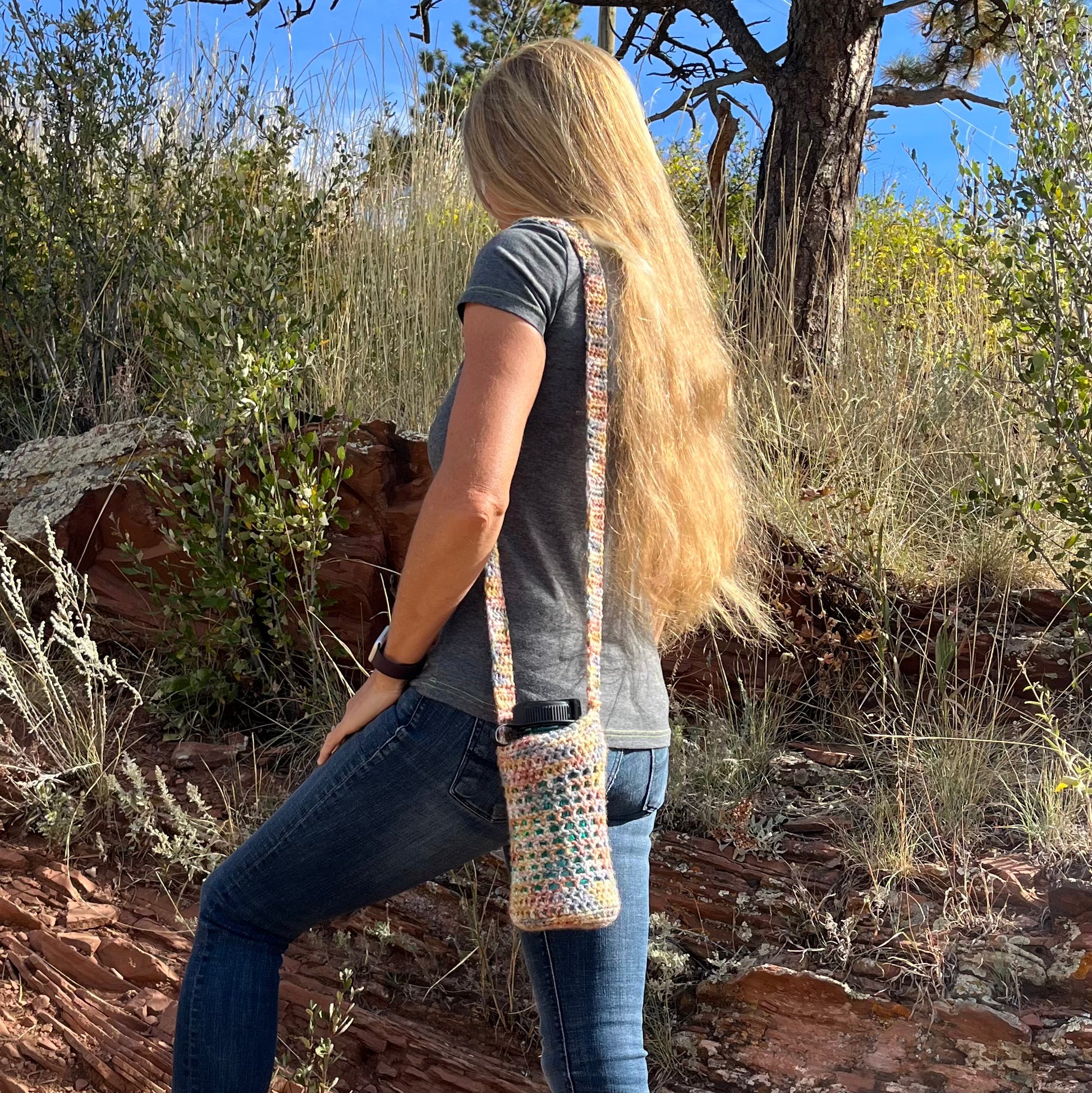 Crochet Bottle Carrier