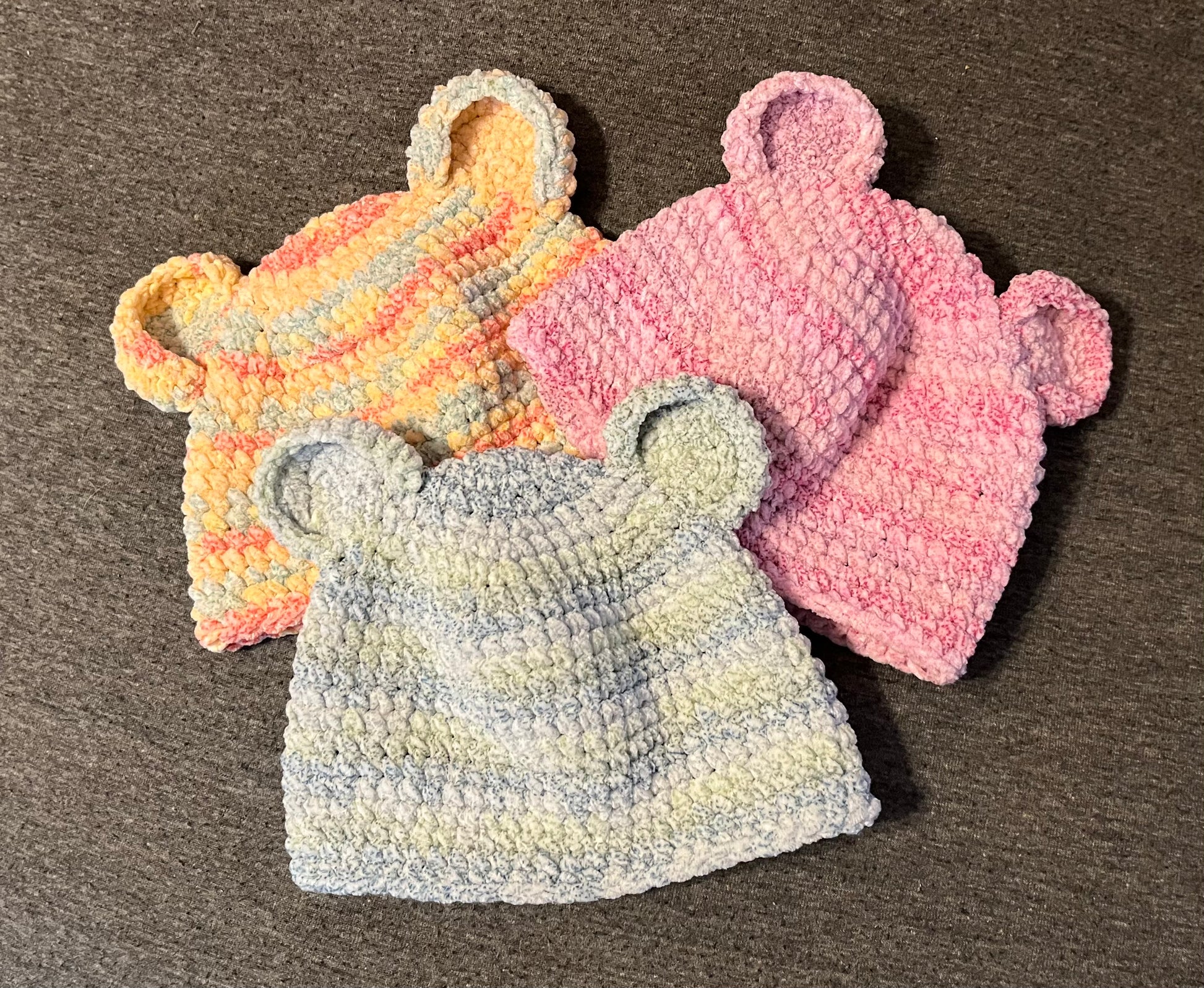 super soft baby bear hats